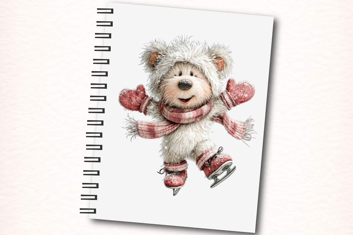 Whimsical Christmas Pink Teddies, a Transportation Illustration by Digital Artistic99 (Photo 5 of 10)