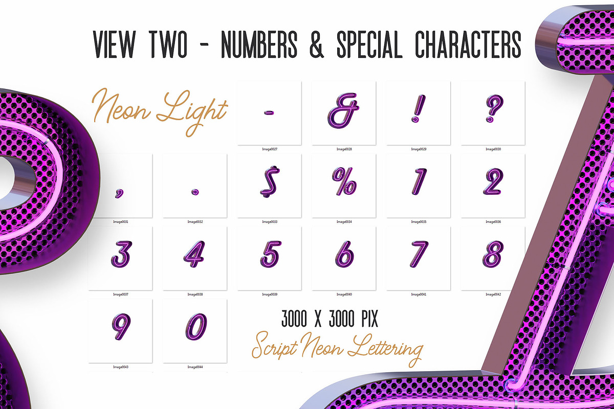 Script Neon 3D Lettering, a Graphic by TVartworks (Photo 16 of 25)