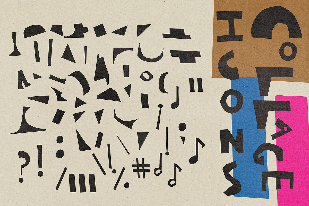 Blue Notes - Collage Jazz Pack, a Solid Icon by Madeline ODonoghue Design (Photo 9 of 9)
