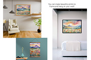 Watercolor Mountain Landscapes Set 3, a Decorative Illustration by Kat's Artful Creations (Thumbnail 8 of 21)