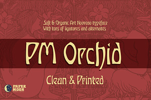 Orchid - Vintage Art Nouveau Font