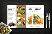 Modern Restaurant Menu (Bellissimo), a Brochure Template by Nathan Knight Design (Thumbnail 3 of 5)