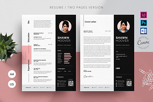 Resume Template | DOCX, PSD, INDD