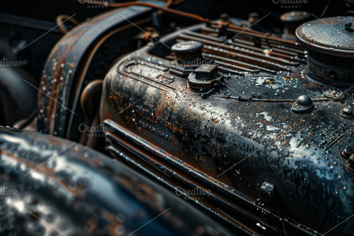 55 Car engines, a Transportation Illustration by Handmadefont (Photo 45 of 56)