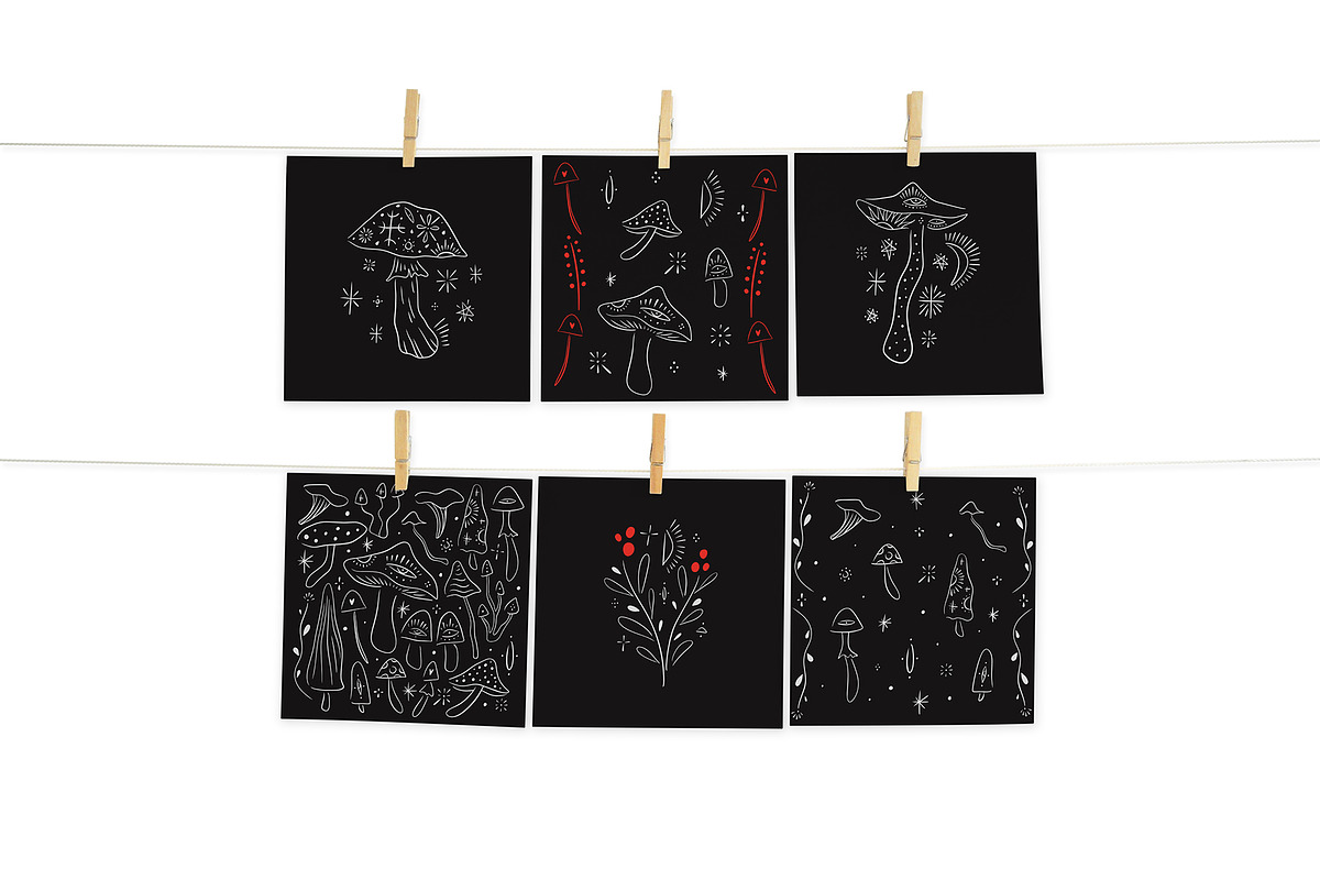 Mushroomcore Bundle, an Object Illustration by Annie Konst (Photo 4 of 16)