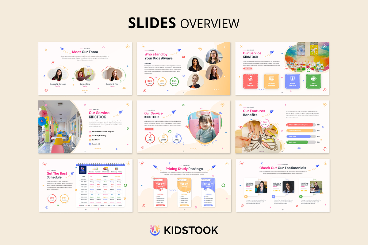 KidsTook Kids Kindergarten Education, a Presentation Template by Premast (Photo 4 of 12)