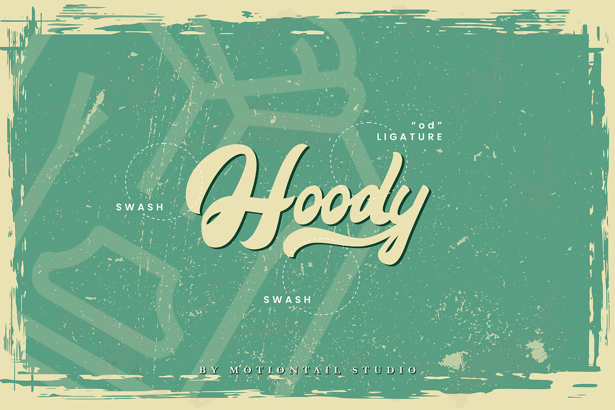 Maimoonde Vintage Font, a Script Font by Motiontail Studio (Photo 11 of 12)