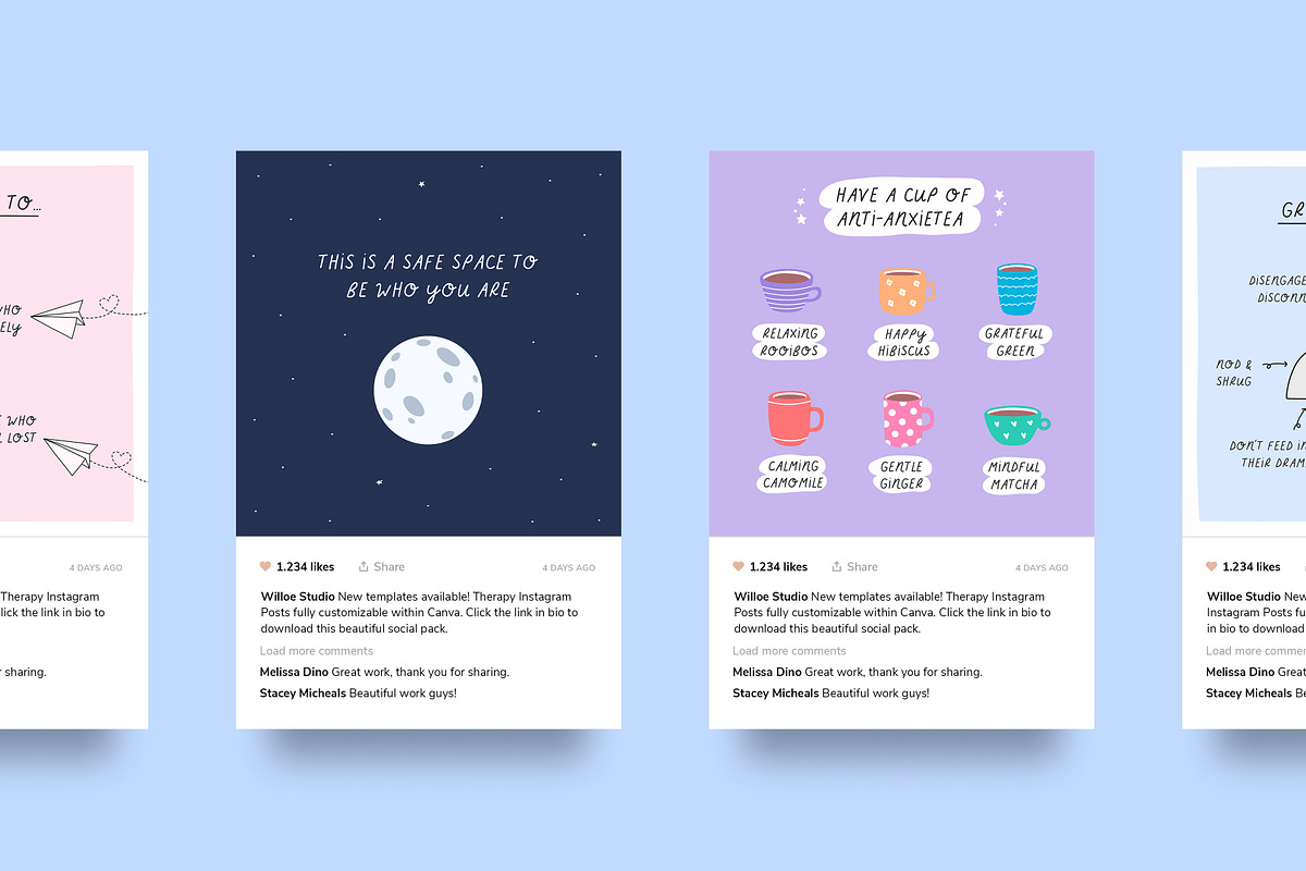 Therapy Social Pack - Canva, a Social Media Template by Willoe Studio (Photo 9 of 9)