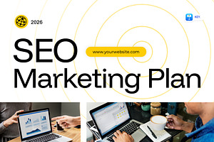 SEO Marketing Plan Keynote, a Presentation Template by Loin Studio