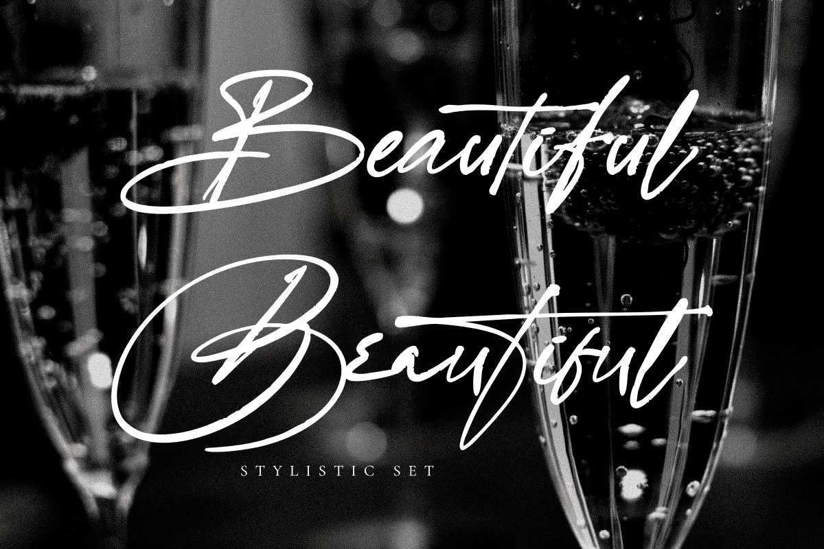 Bathari Script | Signature Font, a Script Font by Scratch Design (Photo 5 of 15)