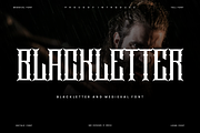 Gahonre - Medieval & Gothic Font, a Blackletter Font by QR Design Studio (Thumbnail 5 of 6)