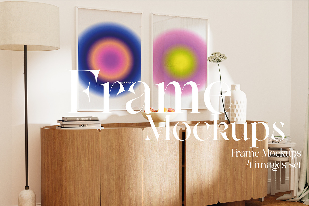 Frame mockup bundle trendy design, a Product Mockup by N digital designs (Photo 1 of 5)