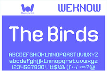 The Birds font
