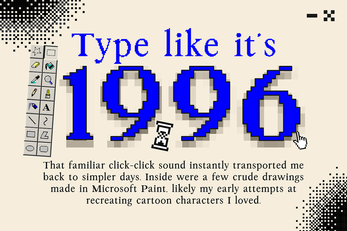 Pixelatura | Pixelated Serif Font, a Serif Font by Angin Studio (Photo 5 of 16)