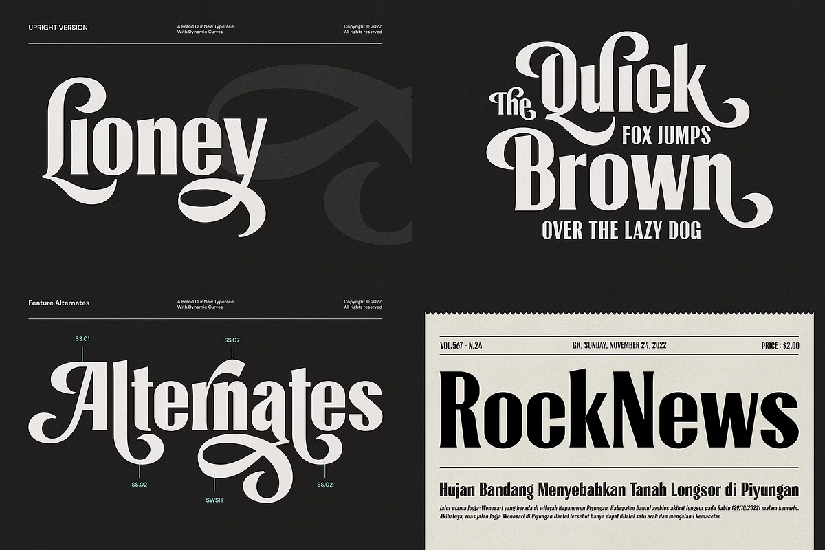 Font Bundle - Complete Collection, a Serif Font by A.Budianto (Photo 7 of 39)