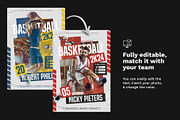 5 Basketball Poster Templates, a Flyer Template by Bornx Design (Thumbnail 5 of 6)