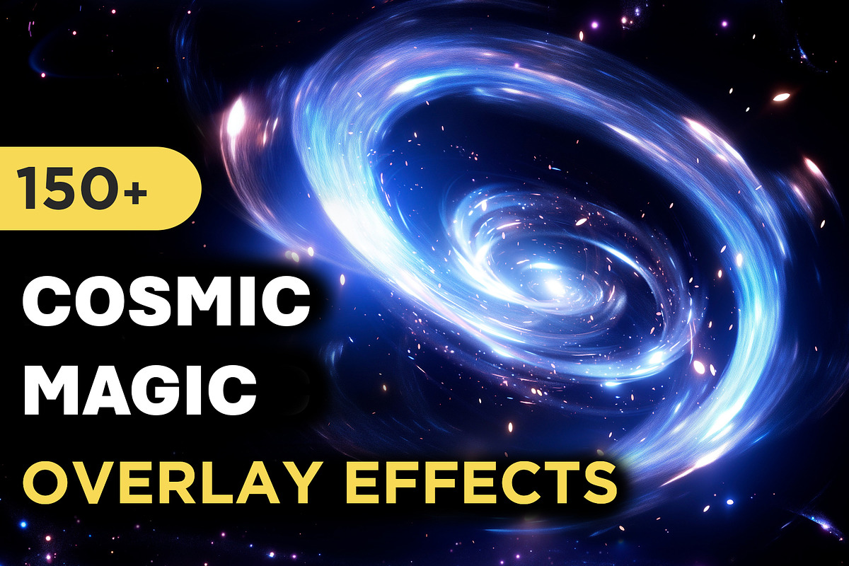 150+ Cosmic Magic Overlay Effects, an Object Graphic by Mikel Blazgad (Photo 1 of 11)