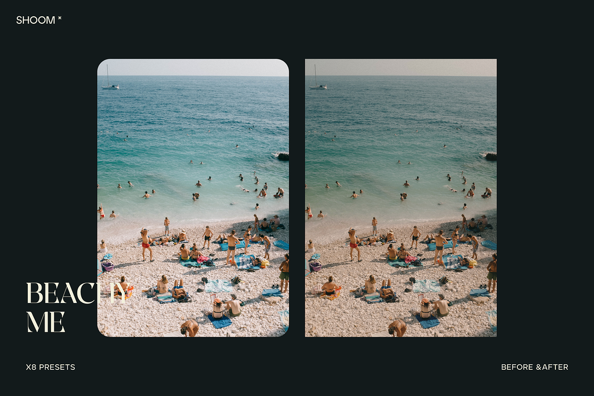Beachy Me – 8 Chic Lightroom Presets, a Preset Add-On by SHOOM HOUSE (Photo 6 of 10)