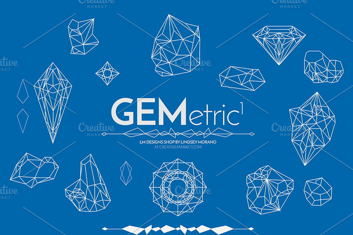 GEMetric 1 Shape Pack, an Object Graphic by Onyx Templates (Photo 5 of 5)