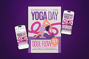 International Yoga Day Flyer Set, a Flyer Template by The Good Store (Thumbnail 1 of 2)