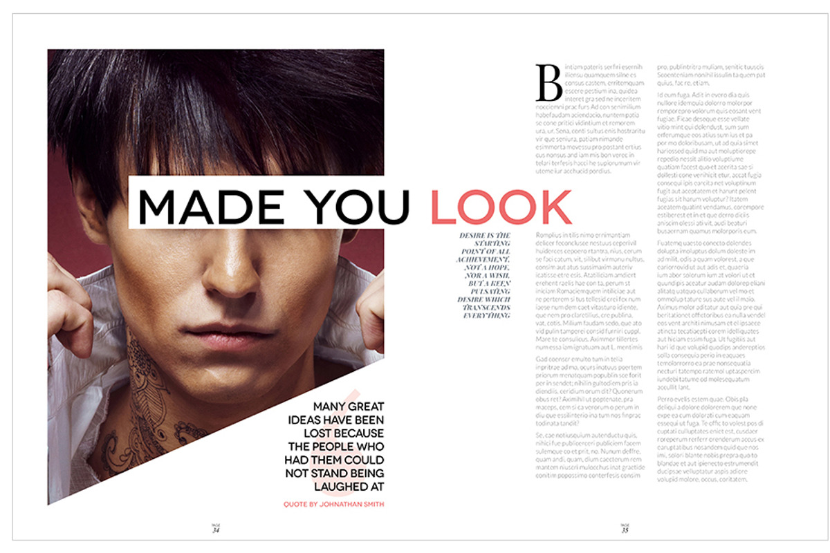 Magazine Template InDesign 10, a Magazine Template by Love Graphic Design (Photo 26 of 28)
