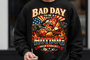 Bad Day to Be a Hotdog PNG, a Graphic by Vector Portal (Thumbnail 1 of 6)