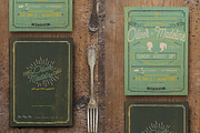 Vintage Hand Lettering Wedding Suite, an Invitation Template by BlueRobinDesignShop (Thumbnail 3 of 4)