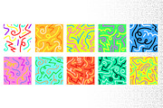20 Squiggly Line Pattern Background, a Pattern Graphic by Pikgura (Thumbnail 4 of 4)