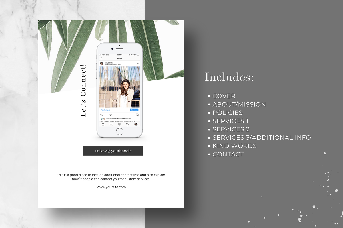 Price Guide - Service based business, a Presentation Template by Just Like White Creative (Photo 5 of 7)