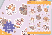 Sweet and playful kawaii kitty crew, an Animal Illustration by Dori Debreceni draws (Thumbnail 4 of 7)