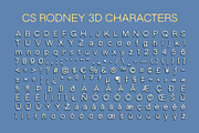 CS Rodney 3D, a Sans Serif Font by Craft Supply Co. (Thumbnail 8 of 8)
