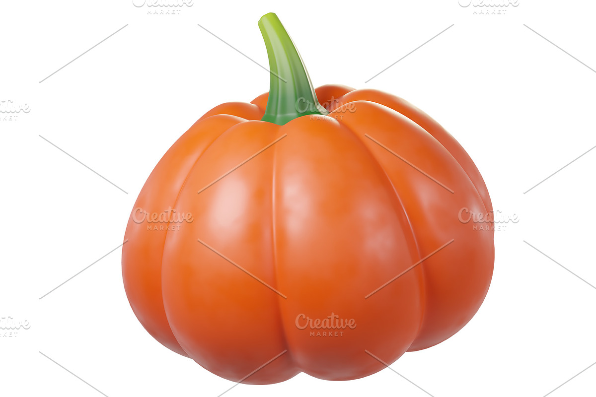 Cute 3D Halloween set, a Seasonal Illustration by Hannet (Photo 4 of 10)