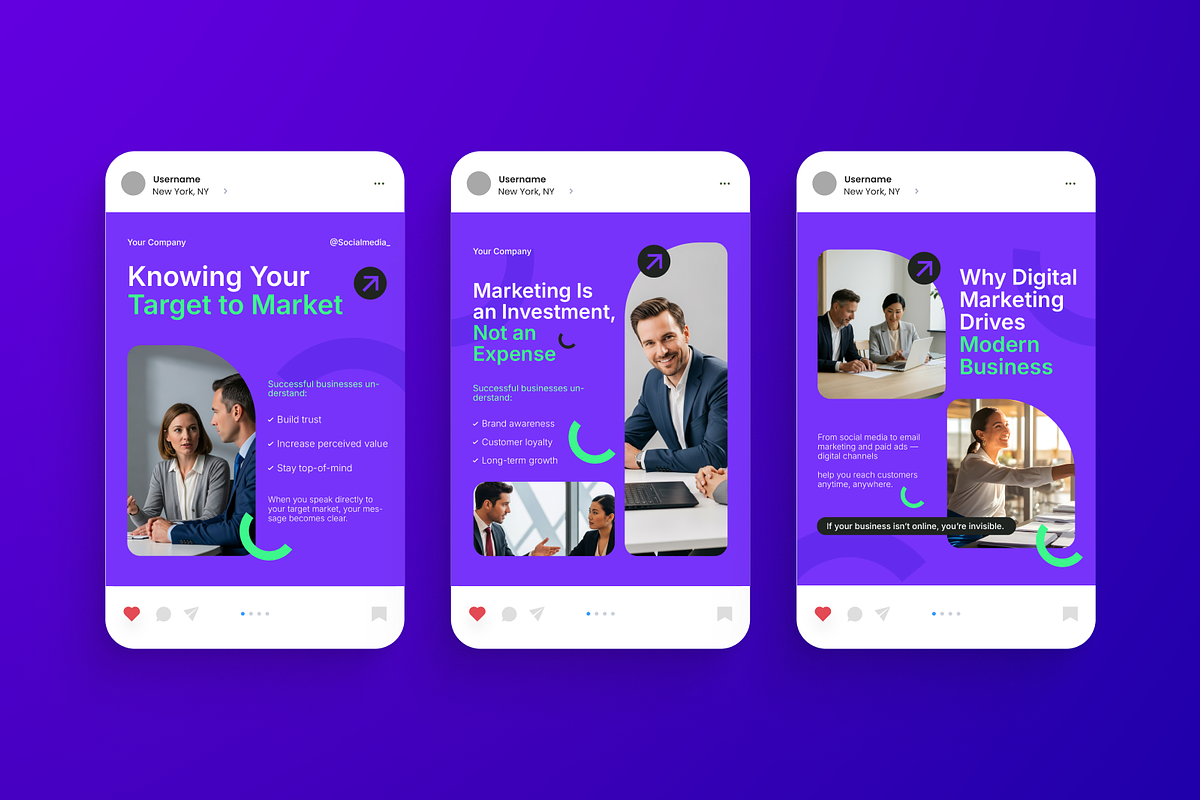 Business Marketing Overview IG Post, a Social Media Template by Annora Studio (Photo 6 of 6)