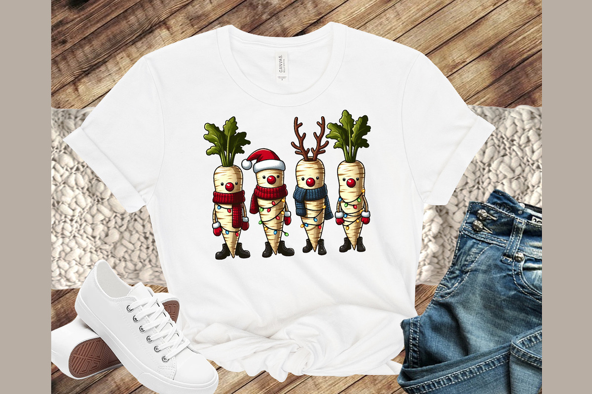 Funny Christmas Parsnips PNG, an Illustration by Sublimation Artist (Photo 5 of 9)