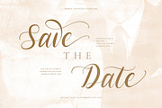 Wedding Trope - Romantic Script, a Script Font by Sarid Ezra (Thumbnail 7 of 10)