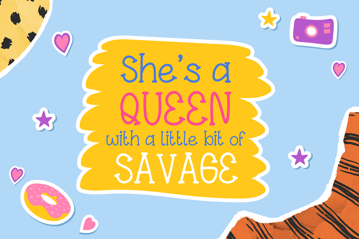 Queen Sipur The Princess, a Serif Font by Forberas Club (Photo 4 of 7)