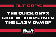 ELITE SPORT FONT SET, a Sans Serif Font by Alphabet Agency (Thumbnail 3 of 13)