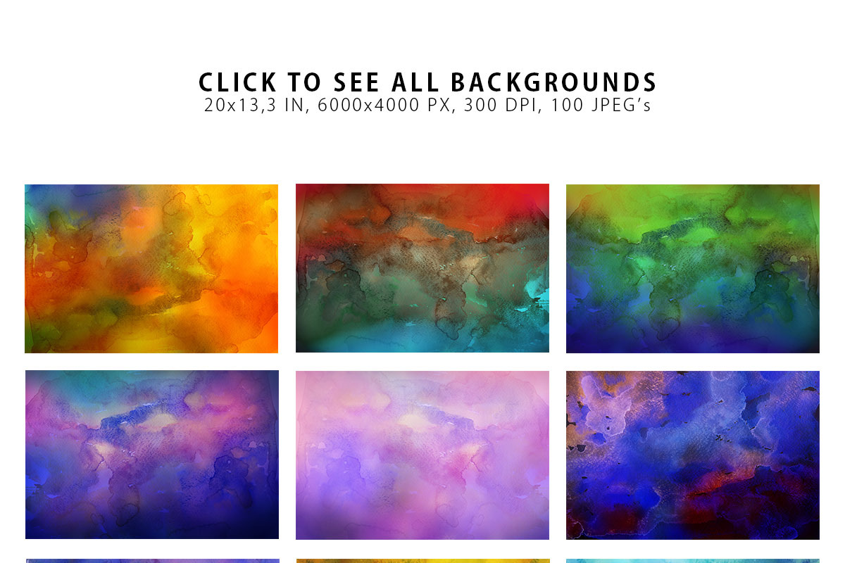 50% OFF Watercolor Backgrounds 3, a Texture Graphic by ArtistMef (Photo 2 of 9)
