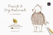 Bundle Brushes 5 in 1 for Procreate, a Brush Add-On by polikarpovaart (Thumbnail 6 of 7)