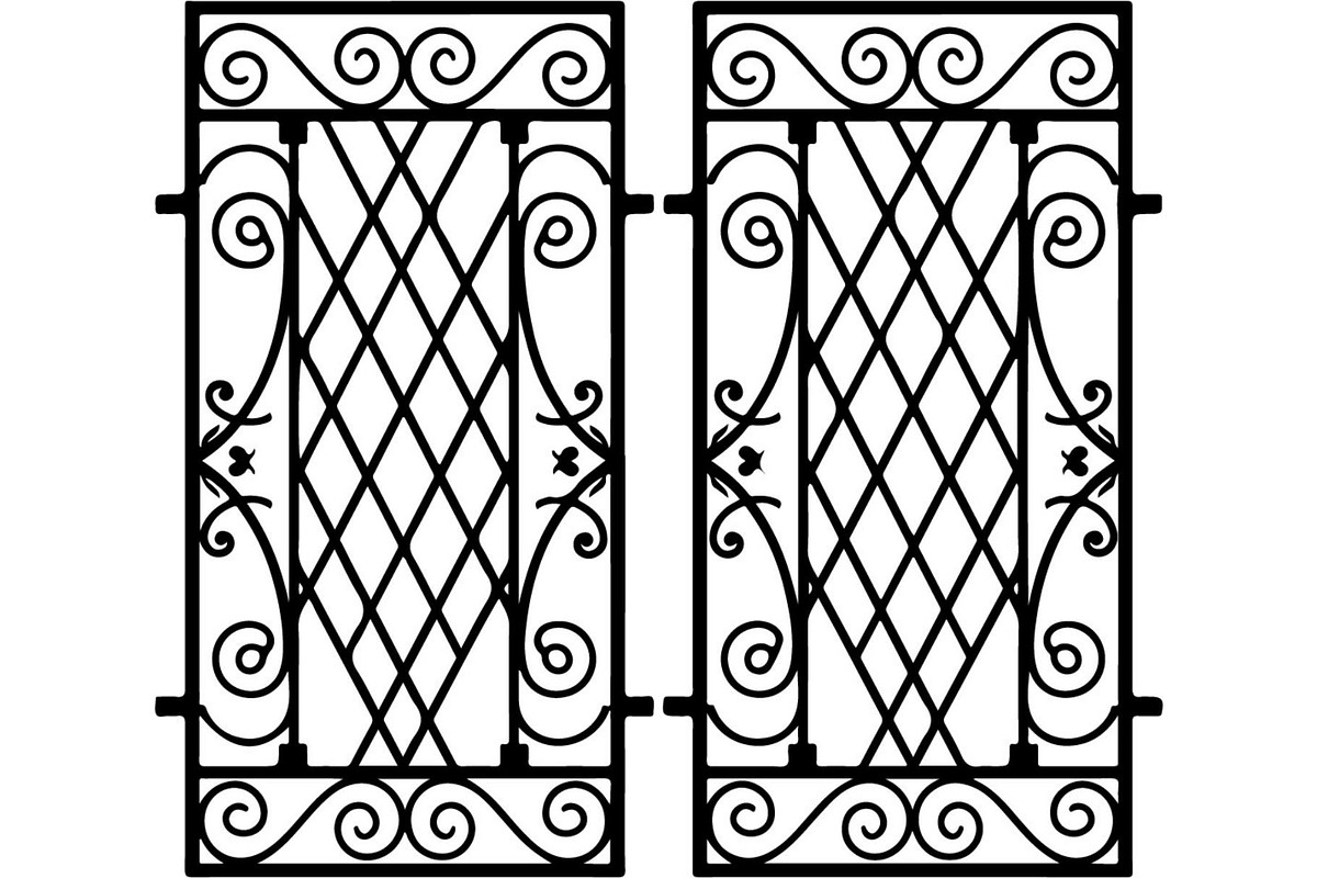 Vintage Scroll Gate Panel Bundle, a Decorative Illustration by Creativeshirt (Photo 15 of 20)