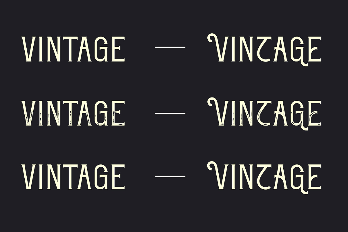 Yearlong Vintage Typeface, a Script Font by Arendxstudio (Photo 3 of 13)