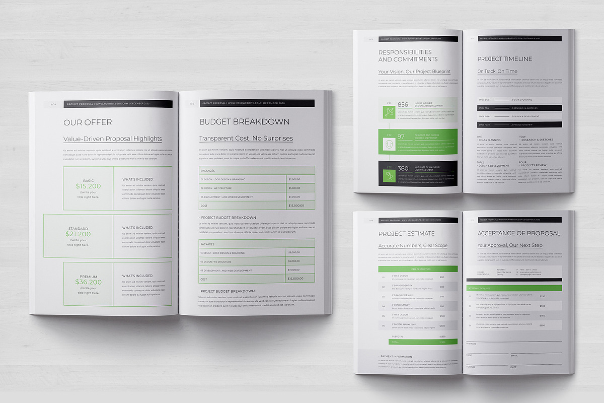 Proposal Template, a Brochure Template by Designsoul14 (Photo 8 of 10)