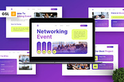 Networking Event - Business GSL, a Presentation Template by Deepslide Studio (Thumbnail 1 of 6)