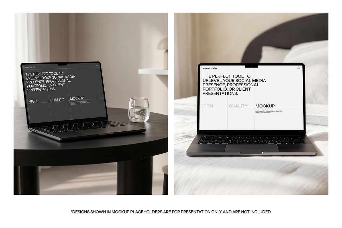Premium MacBook Mockup Set, a Mac Mockup by The Noma Studio (Photo 6 of 7)
