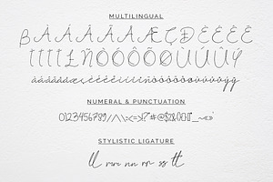 Fribourg Modern Handwritten Font