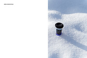 Winter Paper Cup Mockup Set v.1, a Cups & Container Mockup by creatsy5 (Thumbnail 9 of 11)
