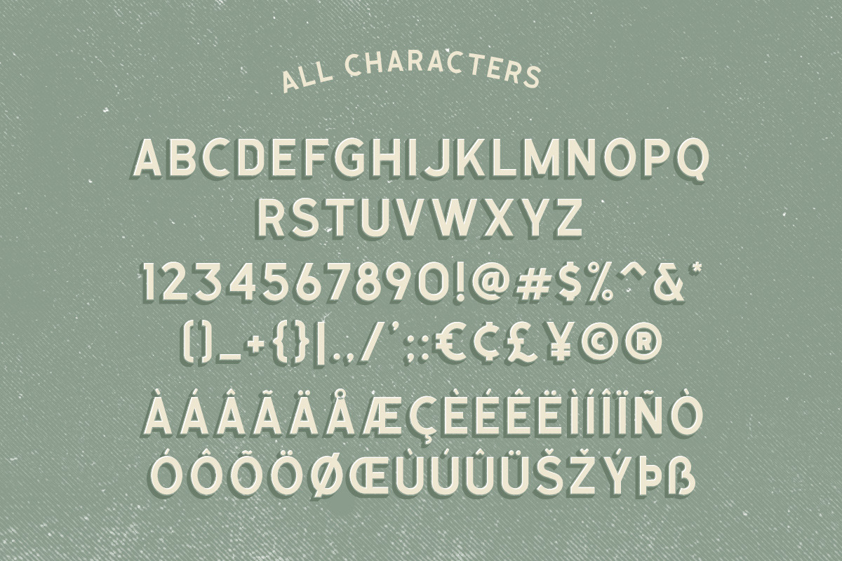 Calasans - 7 Layered Fonts preview 8