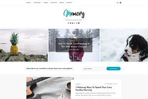 Memory - WordPress Blog Theme