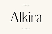 Alkira Elegant Typeface, a Sans Serif Font by Suby Studio (Thumbnail 1 of 8)