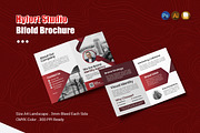 Hyfort Studio - Bifold Brochure, a Brochure Template by Esensifiksi.studio (Thumbnail 1 of 3)